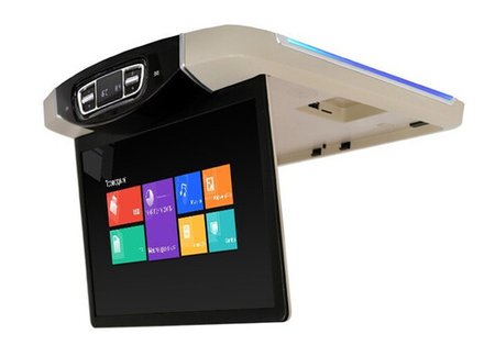 Монитор потолочный для Mersedes-Benz V класс - ERGO ER15AMS с экраном 15.6” (1920х1080 FullHD, Android, 3+32Gb) бежевый