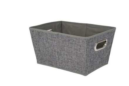 "Linen Grey" Корзина для хранения 33х25х19см
