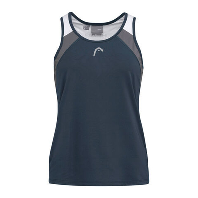 Женская теннисная майка HEAD Club 22 Tank Top Women - Dark Blue, Olive