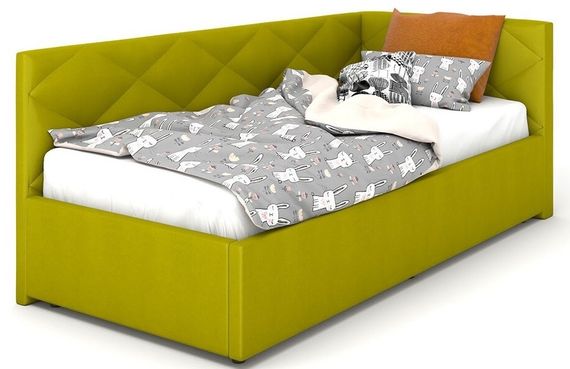 Эмили, детская кровать, с подъемным механизмом, (сторона бортика - универсальная)