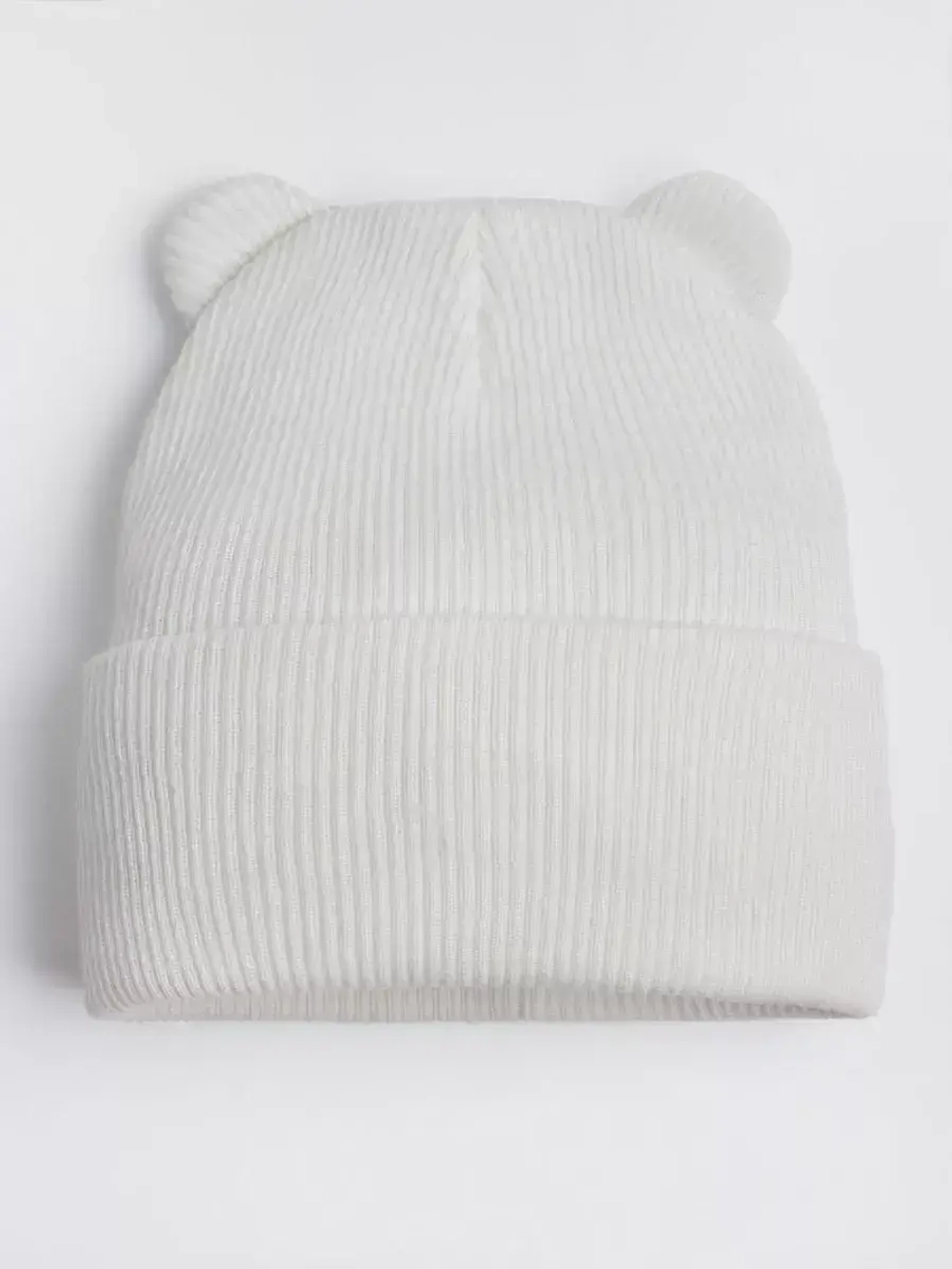 Шапка детская с ушками осенняя