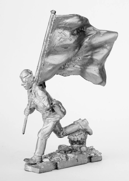 Оловянный солдатик Штурм рейхстага. Знаменная группа № 7