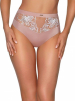 Трусики-бразилиана с завышенной линией талии Fiorella (Размер: L) (Цвет: кофейный)