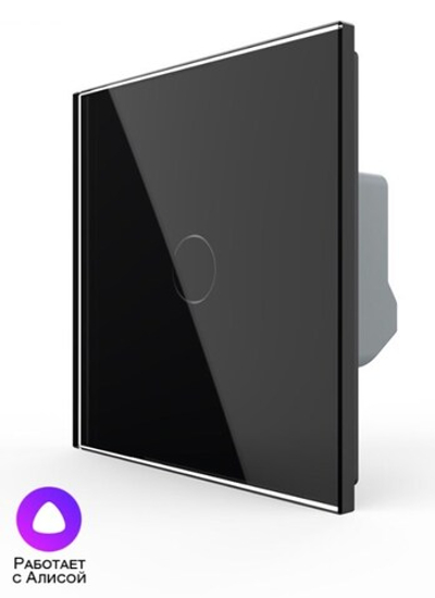 Одноклавишный проходной умный сенсорный выключатель