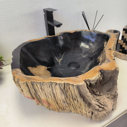 Раковина из окаменелого дерева Fossil Basin OD-02482 (58*51*15 см)