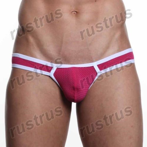 Мужские трусы брифы малиновые WANGJIANG WG00040