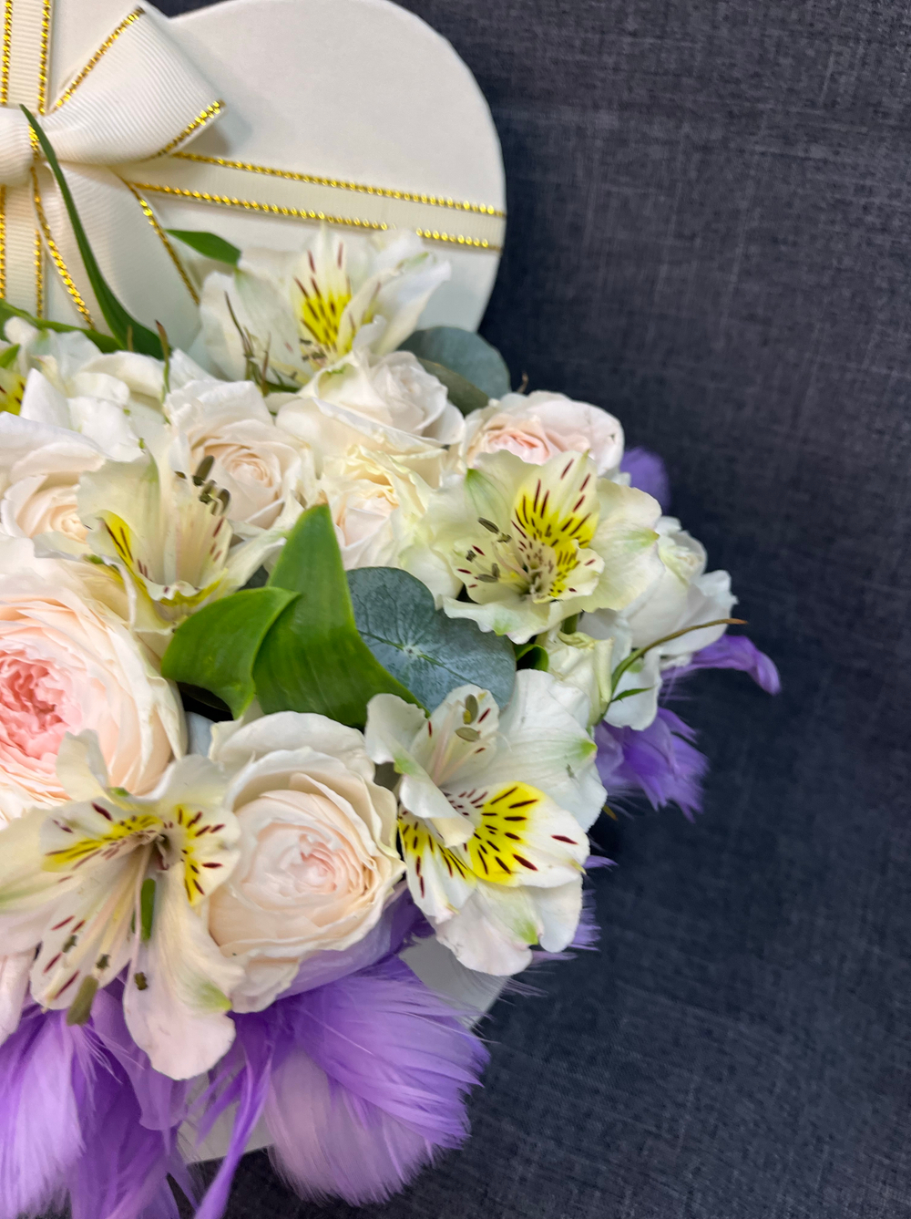 Композиция «Влюблённое сердце»