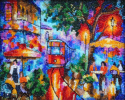 С-11 Набор для вышивания хрустальными камнями Магия старины