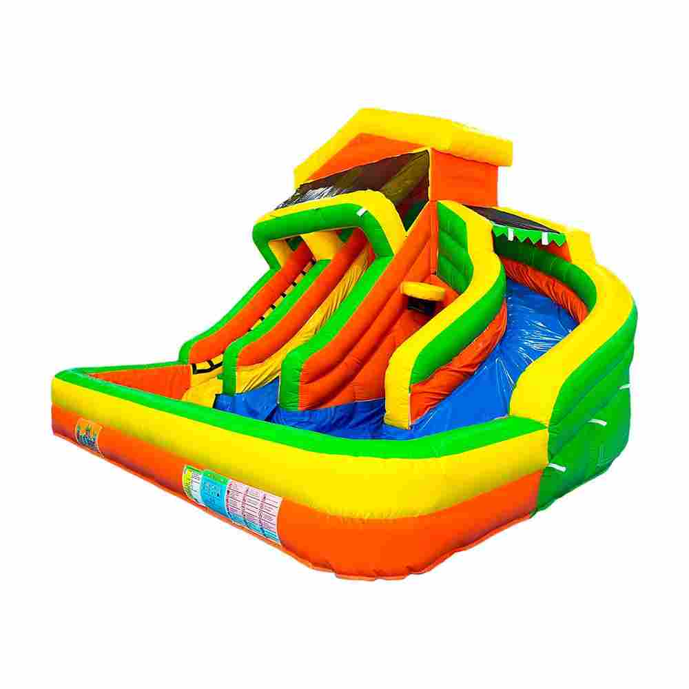 Водная горка с бассейном «Домик на пляже», 5*5*4 м