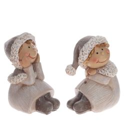 GAEM Фигурка декоративная "Девочка", L5,5 W4 H7 см, 2в.