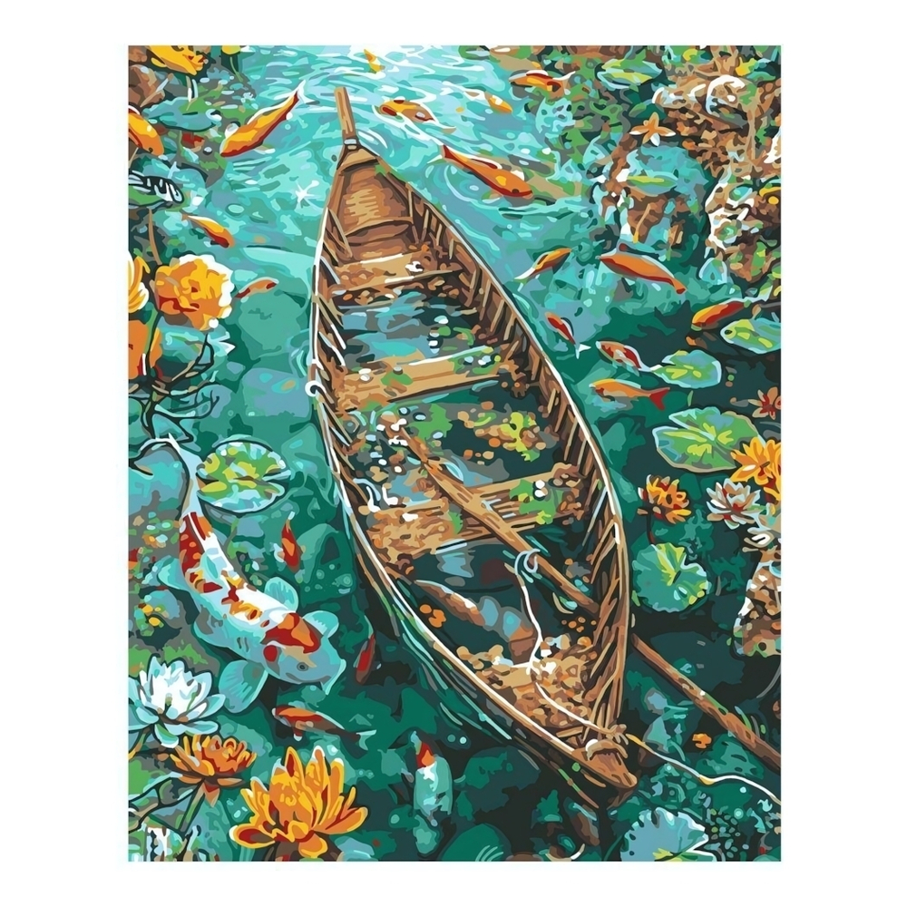 Картина по номерам 40*50см "В гармонии с природой" (на подрам.) (Lori)