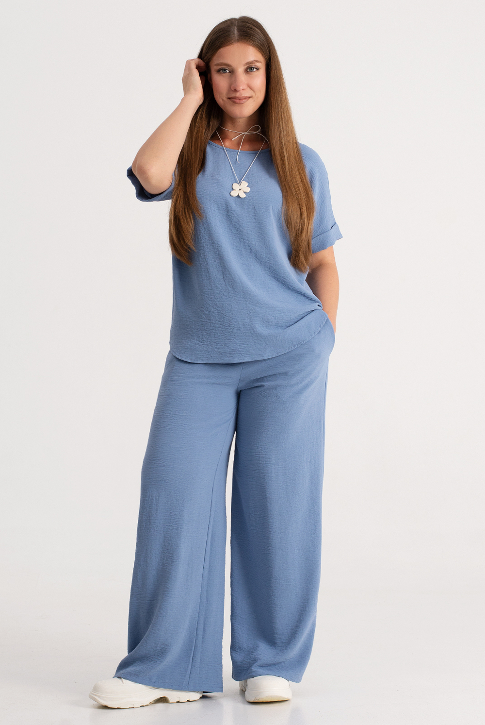 Брюки женские 4323ВП, св джинс #30СДж024323ВП