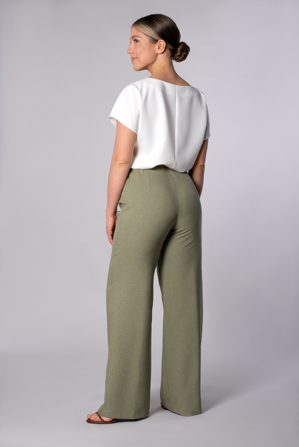 Брюки женские 02, оливковый #259Оа0202