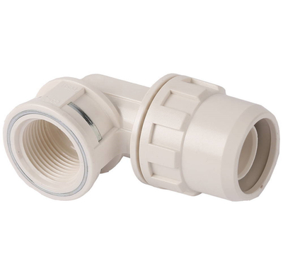 ЗУБР ШиреФит, штуцер с гайкой внутренняя резьба 26 мм - 3/4″, угловая муфта (51466-26-3/4)