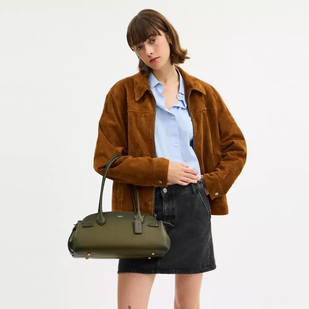 COACH СУМКА EMPIRE 34, ОЛИВКОВЫЙ