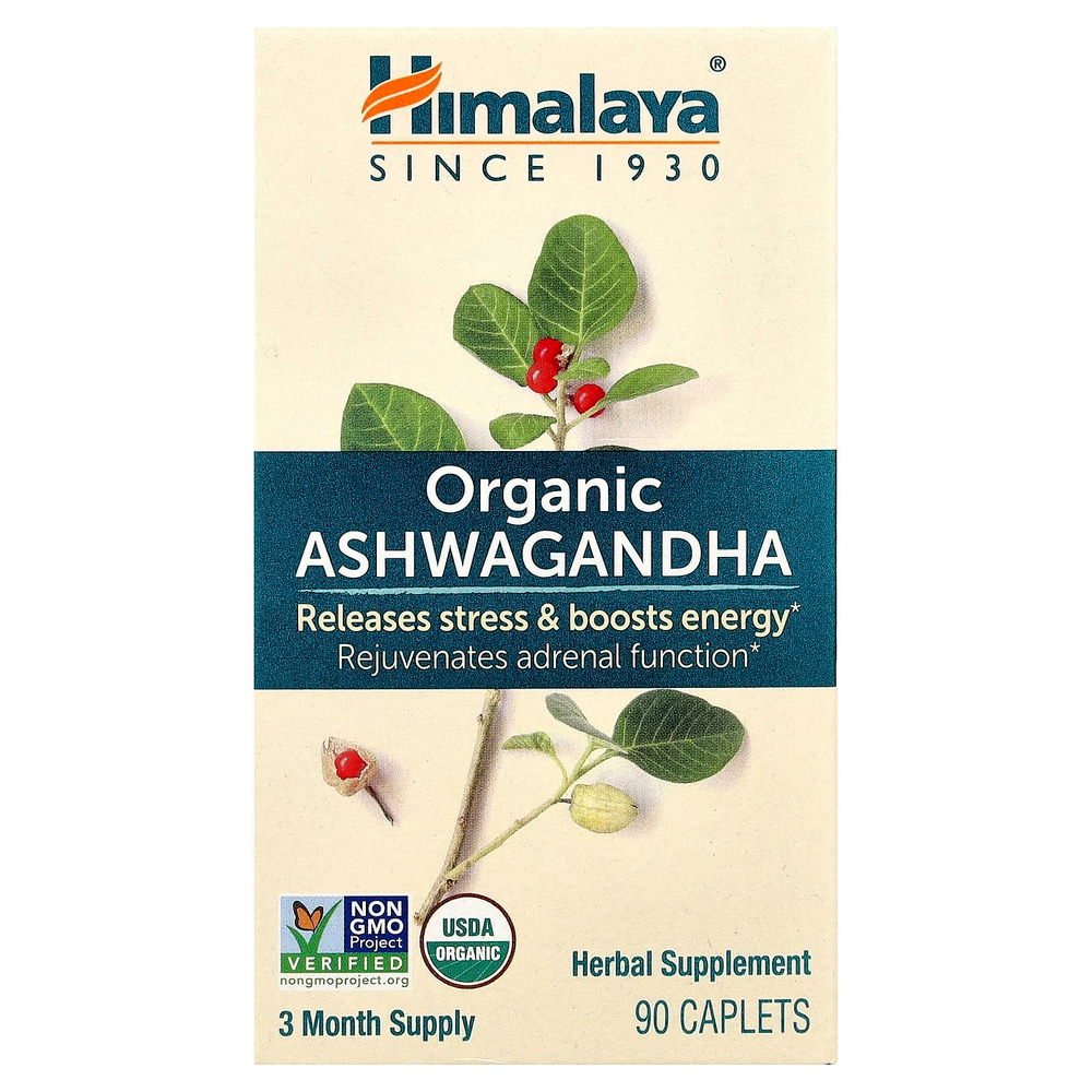 Himalaya, Ашваганда, 90 капсуловидных таблеток