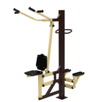 Уличный тренажер №1, "Вертикальная тяга + степ", 1625*840*2010 мм.