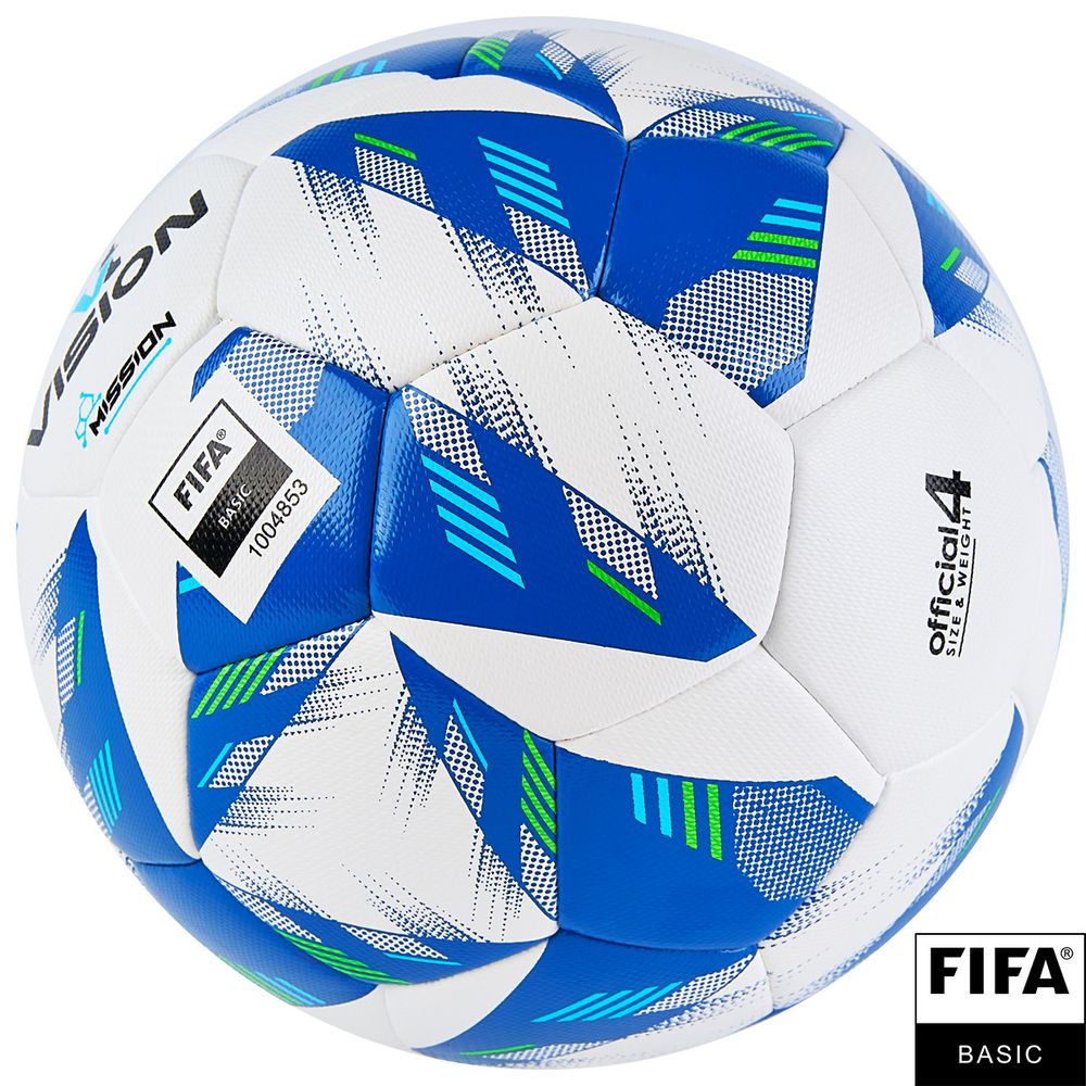Мяч футбольный VISION Mission FIFA Basic FV324074, размер 4