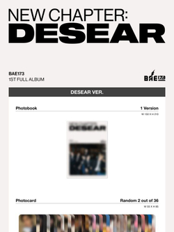 Альбом BAE173 - NEW CHAPTER : DESEAR 1st Full Album DESEAR (EVER) Version