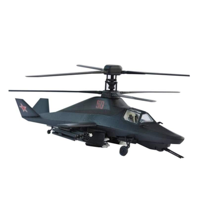 Сборная модель ZVEZDA Российский вертолет-невидимка "Черный призрак", подарочный набор, 1/72