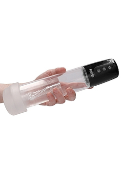 Автоматическая вакуумная помпа на батарейках Automatic Cyber Pump with Masturbation Sleeve