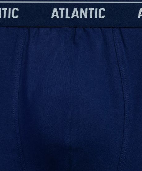 Трусы мужские боксеры (2шт), Atlantic 2RMH-011, темно-голубой + голубой