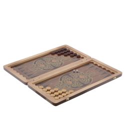 GAEM Игра настольная Нарды "Золотой питон", L59,5 W31 H5 см