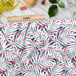 Ткань барби очаровательный цветочный принт