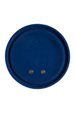 Синяя анальная вибровтулка OPlay Prime - 12 см.