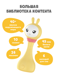 Интерактивная обучающая музыкальная игрушка Умный зайка alilo R1+ Yoyo