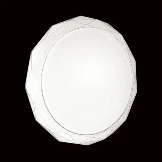 2045/ELN PALE SN 220 Светильник пластик/белый/прозрачный LED 76Вт 3000/4000/6000K D500 IP43 CCT GINO