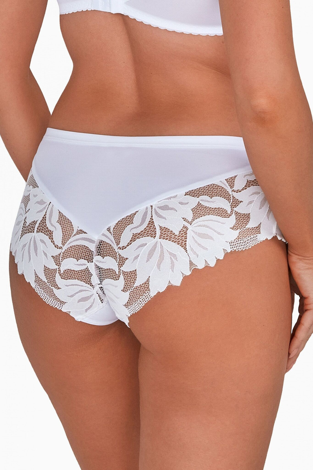 Трусики-слипы Keto со средней линией талии (Размер: XL) (Цвет: белый)