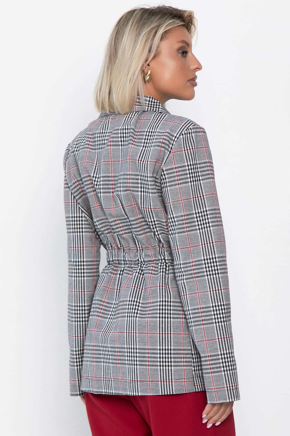 Пиджак Бренда (серый/клетка) Б14124-33М LT Collection