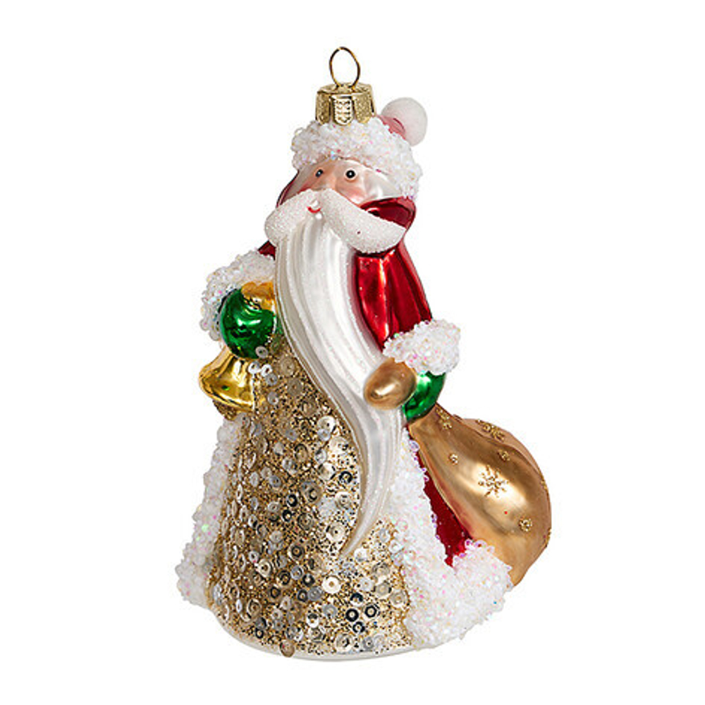 Дед Мороз Красный нос 13,5см GLT1060