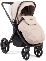 Детская коляска Peppy Monaco Thermo 3 в 1 с автокреслом Rise Black Beige