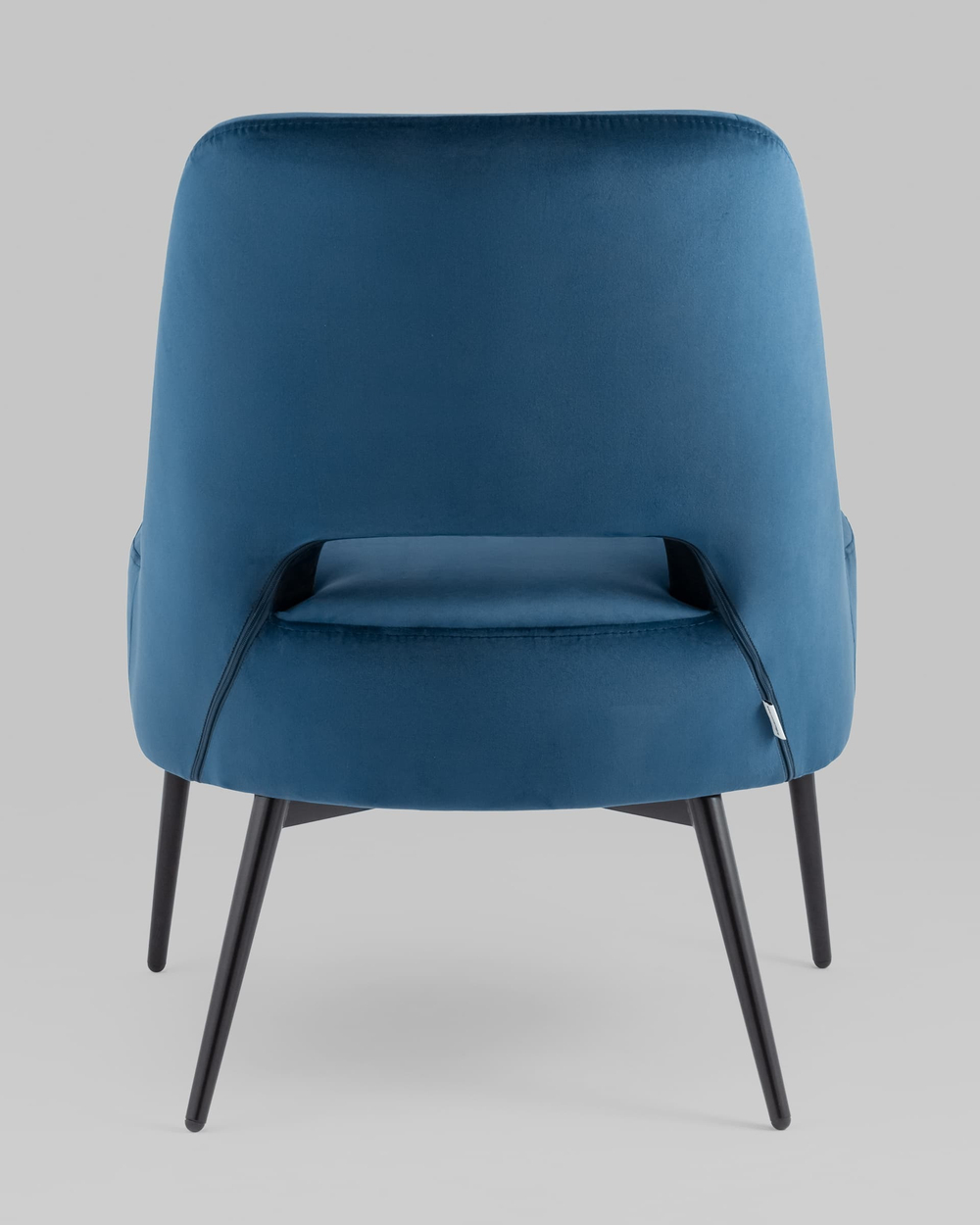 Кресло лаунж Бостон велюр синий