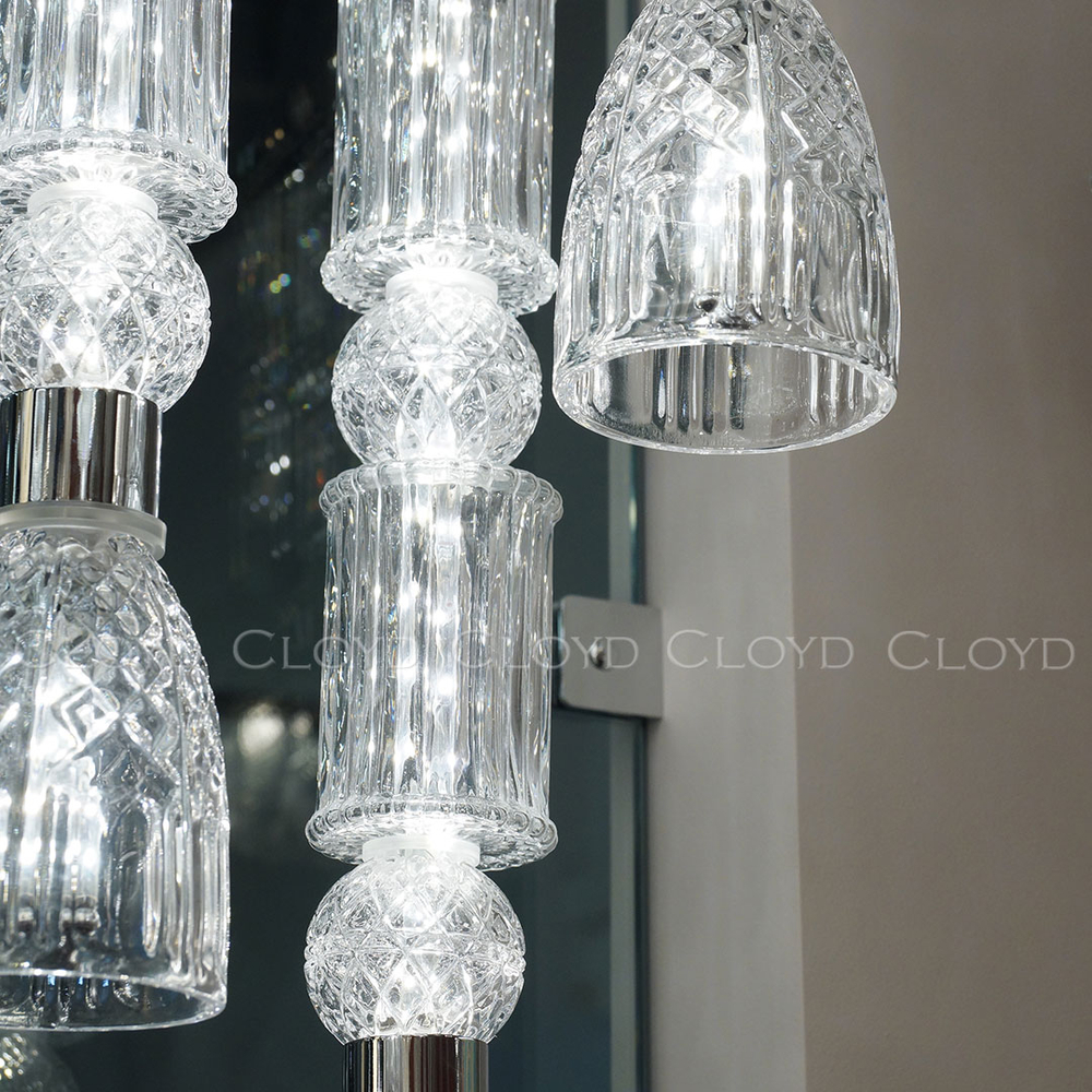 Подвесной светильник Cloyd LACONIA P3 / Ø30 см - хром (арт.11524)