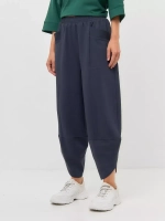 Брюки бананы трикотажные графит