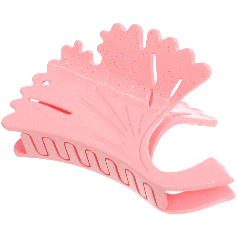 Заколка - краб для волос «AKS - VIENTO», микс 6 цветов, цветок, 9,5*5,5см