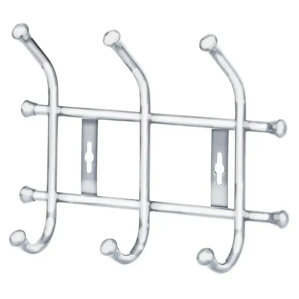 Вешалка настенная 3 крючка, 265, Матовый белый, ВНТ3/МБ