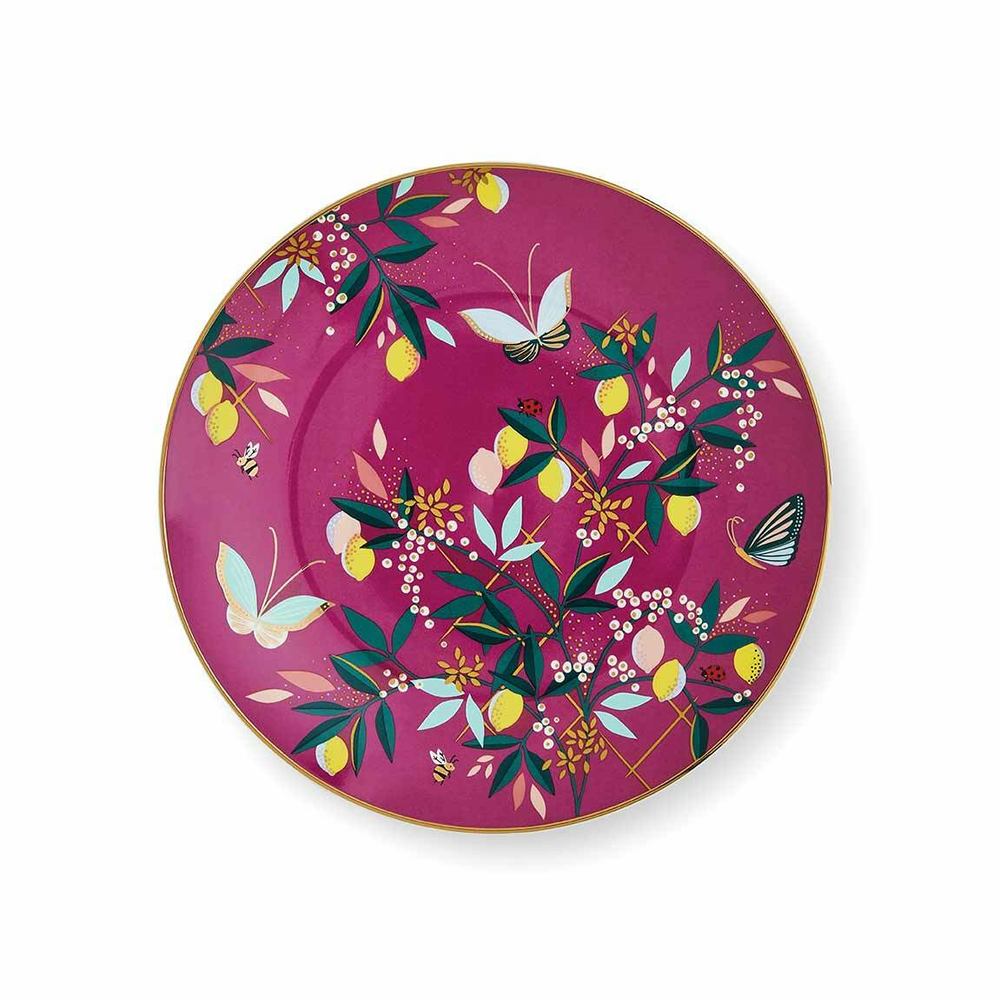 Portmeirion - Sara Miller Orchard Десертная тарелка Deep Mauve 20 см / артикул   SMO78964-XG-C  / GTIN 00878890