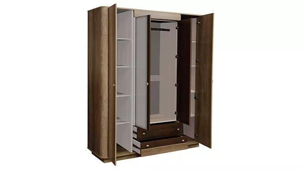 Шкаф для одежды Фантазия 34.01 дуб каньон/дуб кальяри