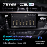 Teyes CC2L Plus 10,2"" для Toyota Corolla 2013-2016