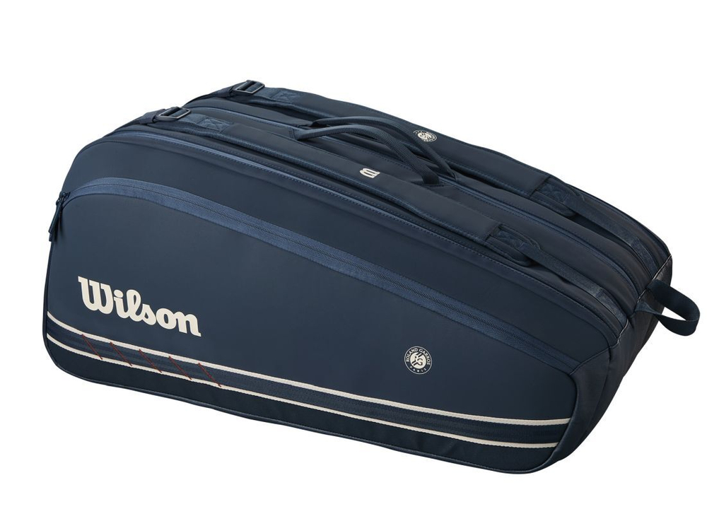 Сумка теннисная Wilson RG 2025 Session Soiree Super Tour 15PK Racket - небесный
