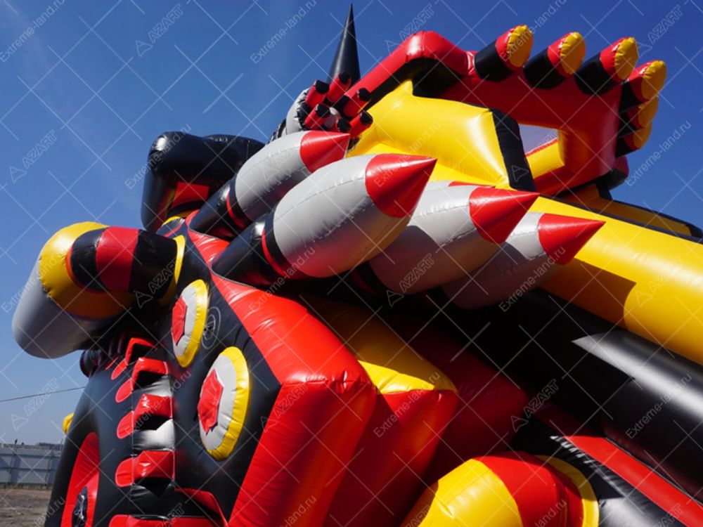 Батут-горка "Бэтмобиль 2"