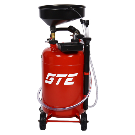 Установка для замены масла 70л с сливной воронкой и щупам GTE