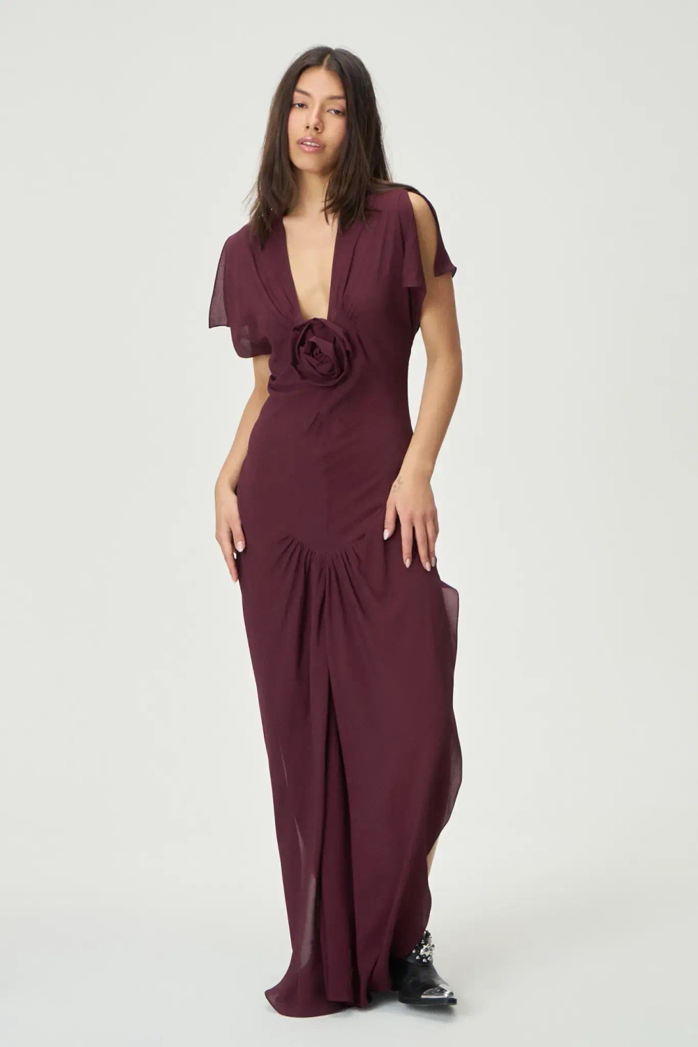 Платье Во имя Розы винное