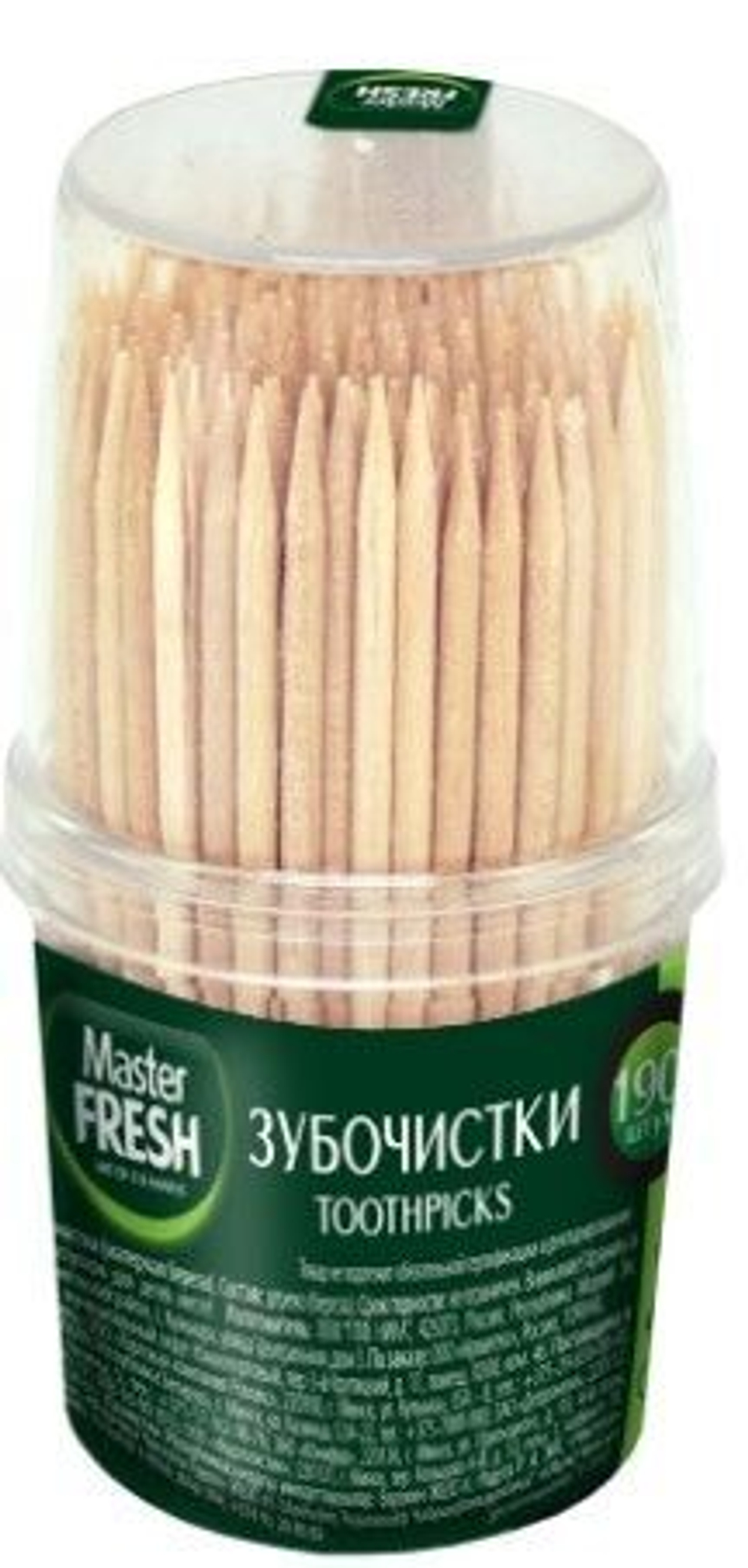 Master FRESH Зубочистки 190 штук банка