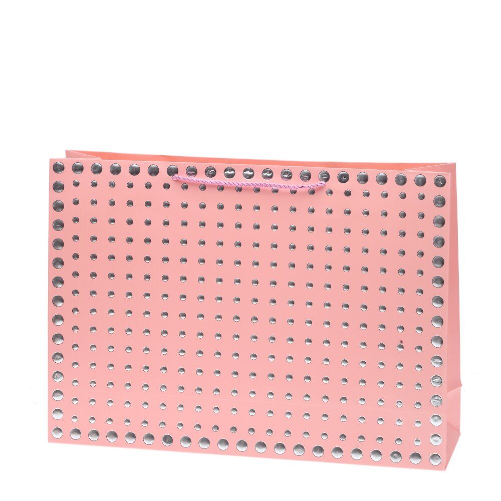 GAEM Пакет подарочный L (бумага 210г/м2, блок 12шт), L45 W12 H32 см, 6в.