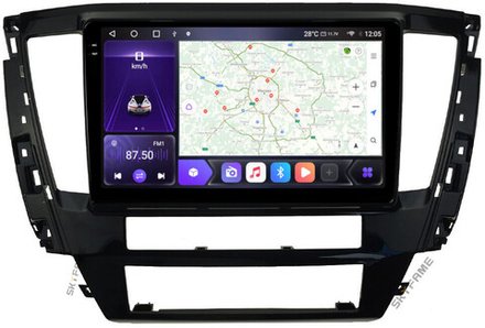 Магнитола для Mitsubishi Pajero Sport 3 2020-2024, Montero Sport (поддержка 360, климата и БК на русском!) - Carmedia SF-1038 QLed+2K, Android 12, TS10,  CarPlay, 4G SIM-слот